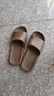 远港男士凉拖鞋EVA防臭2025新款无异味浴室洗澡室内防滑家居大码四季 深棕色 44-45 (标准码) 实拍图