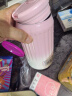 NONOO桃之夭夭系列保温杯咖啡杯316不锈钢便携水杯  桃夭粉450ml 实拍图