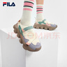 斐乐（FILA）官方女鞋运动凉鞋新款厚底增高休闲草莓凉鞋 古白色/斑点灰紫-AD 36.5 实拍图