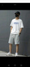 真维斯（Jeanswest）纯棉短袖t恤男运动潮流百搭休闲半袖2025新款打底夏季美式体恤衫  蔚蓝(游戏组合) XL (180) (不起球不掉色) 实拍图