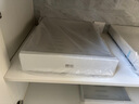 帅仕（shuaishi）厨房拉篮橱柜抽屉式调味碗碟筷置物架柜内沥水碗篮抽拉式收纳架 【橱柜通用】白色48*35*9 实拍图