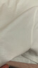 茵曼拼接开叉款女装短袖t恤夏季简约休闲高级感宽松上衣 云朵白 M 实拍图