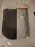 无印良品（MUJI）女式 使用了棉的冬季内衣 U领八分袖T恤 69AD435 秋衣 保暖衣 黑色 M 实拍图
