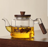 忆壶茶（YIHUTEA）茶壶玻璃煮茶壶加厚泡茶壶家用水壶耐高温带过滤水壶煮茶器茶具 【加厚耐热】空灵壶700ml 实拍图