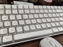 爱国者（aigo）CK104 无线2.4G连接机械键盘鼠标套装 即插即用 多键无冲 真·机械轴体 奶油小方 红轴 实拍图