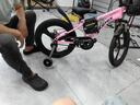 凤凰（Phoenix）儿童自行车儿童单车3-6岁小孩自行车6-10岁儿童自行车凤凰自行车 高配迷人粉丨一体轮+双碟刹+礼包 20寸【适合130-160cm】 实拍图