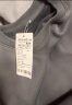 JEANSWEST LIFE真维斯无帽卫衣男春秋季宽松打底外套倒三角设计重磅圆领上衣男 实拍图