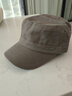 啄木鸟帽子夏季男士遮阳平顶帽防晒爸爸休闲潮流百搭太阳帽鸭舌帽 军绿色 均码可调节 实拍图