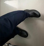 欧品臣休闲皮鞋女夏季妈妈鞋软底舒适平底鞋透气防滑防臭通勤套脚工作鞋 黑色 38 【标准码】 实拍图