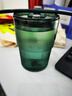 乐唯诗（NERVISHI） 墨绿带把玻璃水杯大容量原色玻璃ins风吸管杯一盖两用啤酒咖啡杯 兰特杯【吸管杯】 440ml 1只 实拍图