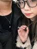 莫比乌斯环情侣项链纯银一对男女吊坠异地恋七夕情人节礼物送女友 莫比乌斯情侣项链【情侣一对】 精美礼盒 实拍图