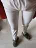 【100%纯棉】女士秋裤高腰深档线裤中老年宽松大码衬裤全棉秋裤女 2件装【肤色+肤色】 2XL 【120-140斤】 实拍图