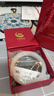 中国黄金（CHINA GOLD）玉手镯女金丝玉白月光荔枝冻白玉天山翠手镯生日礼物送女友送老婆 荔枝冻【圈号60】 实拍图