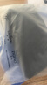 范思蓝恩 春秋装新款拖地裤子女高腰直筒裤休闲裤显瘦长裤 烟灰色 S 实拍图