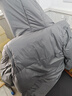 马登工装山系可拆卸羽绒服男保暖机能连帽马甲背心男士面包服外套秋冬 中灰色 S 实拍图