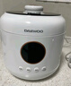 大宇（DAEWOO） 电压力锅家用小型迷你智能定时预约多功能全自动4L电饭煲上蒸下煮两用一键开盖 云镜白 4L 实拍图