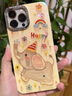 鹿途者 DEERWALK小飞象长颈鹿挂绳适用苹果14手机壳iphone15promax可爱卡通12网红女款11点钻13pro自带镜头膜 happy 小飞象+挂绳 iPhone 14 实拍图
