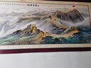 【山水装饰画】客厅沙发背景墙山水鸿运当头办公室床头风景国画 571万里长城 C：长1.8米X高0.9米 【中号】 实拍图