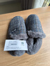 回力棉拖鞋包跟男带后跟秋冬季情侣款厚底保暖防滑棉鞋居家月子鞋女士 深灰 40-41 【标准码】 实拍图