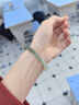 中国黄金（CHINA GOLD）和田玉手链女青玉散珠手链玉石手串国潮风手饰七夕情人节生日礼物 京速达*和田玉手串【6-7mm】+中金礼盒 实拍图