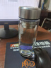 【⭐采销推荐】鹅蛋杯玻璃杯双层茶水分离加厚高硼硅玻璃杯 刚本色鹅蛋杯350ML 350ml 1只 实拍图