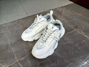 花花公子（PLAYBOY）老爹鞋男鞋2025秋季鞋子男士休闲鞋男厚底增高百搭运动鞋 白色 42 实拍图