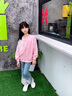 迪士尼女童国风套装2025年新款时尚洋气秋装女孩新中式春秋季卫衣两件套 粉色 【卫衣+牛仔裤】 140 cm 晒单实拍图