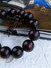 灵木阁印度小叶紫檀手串高油高密度满金星佛珠文玩老料檀香木男士手链 18mm*13颗-沉水老料高密度紫檀 实拍图