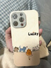 圣图朗小羊皮可爱熊猫适用phone15promax苹果14手机壳新款16pro情侣12男女生防摔11磨砂硅胶13全包保护套 小羊皮 -杏白底四只猫咪Lucky  iPhone 16 pro max 实拍图