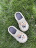 邦帛世洞洞鞋女厚底凉鞋小煤球女鞋网红夏季踩屎感女开车透气高级感拖鞋 白色洞洞鞋【黑白煤球】跟高5cm 偏小一码 40-41 实拍图