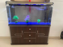 松宝中大鱼缸客厅家用落地懒人生态免换水带柜子一体自循环金鱼水族箱 100CM鱼缸(含显示屏)+木柜 实拍图