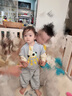 巴拉巴拉童装宝宝长袖套装婴儿衣服男童女童两件套2025春装萌208125104202 实拍图