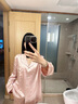 金三塔商场同款真丝睡衣女两件套100%桑蚕丝宽松情侣丝绸睡衣套高级礼物 桃盈粉（女款重磅22姆米） 2XL 实拍图