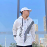 啄木鸟外套男春秋季款青少年潮流男士宽松休闲连帽开衫外套上衣服男装 A518白色常规款 XL 实拍图