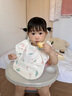 马博士围兜婴儿吃饭饭兜儿童罩衣宝宝围嘴防溅衣防水反穿衣口水兜天使款 实拍图