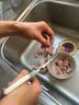 张小泉可拆卸厨房专用剪刀家用正宗强力剪骨刀食品级不锈钢剪鸡鸭鹅骨头 多功能食物食品剪肉菜熟食烤肉海鲜杀鱼开瓶加厚大剪子 实拍图