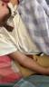 贝瑞加（Babyprints）婴儿连体衣宝宝满月服纯棉薄款衣服四季哈衣爬服2件装 蓝66 晒单实拍图