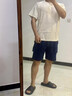 真维斯（Jeanswest）2件装重磅华夫格短袖t恤男夏季美式潮流内搭宽松肌理感运动半袖男 【2件装】白(纯色)+棕榈绿(纯色) L (175) (收藏加购优先发) 实拍图