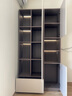 全友家居 简约风客厅收纳储物立柜开放式书柜展示边柜落地柜子 实拍图