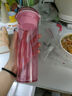 特百惠（Tupperware）晶彩MAX塑料杯600ml 男女士学生夏季运动水杯子户外大容量 梦幻粉 实拍图