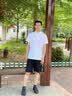 卡宾（CABBEEN）【棋盘格提花】宽松休闲短裤男2024夏新款潮牌运动五 煤黑色01 XL (180) 52 实拍图