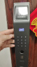 秦将军Q8掌静脉智能门锁指纹锁3D人脸识别智能锁电子锁入户门密码电子锁 掌静脉+3D人脸识别+家电政府补贴 实拍图