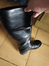 木林森女靴秋冬款时尚百搭女士时装靴长筒靴复古英伦骑士靴女 黑 36  实拍图