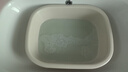 加厚长方形塑料洗脸盆家用大号洗衣洗菜盆婴儿洗澡盆学生宿舍脸盆 【中号】北欧米 实拍图