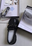 达芙妮乐福鞋女英伦2025新款一脚蹬黑色厚底秋季女鞋子小皮鞋单鞋 实拍图