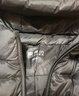 坦博尔轻薄羽绒服女短款连帽百搭休闲秋冬女士外套 黑色 2XL(180) 实拍图