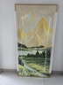 墨派（Mopai）玄关装饰画竖版现代简约走廊过道背景墙壁画入户轻奢挂画免打孔 背靠金山 80*160cm晶瓷+铝合金边框 实拍图