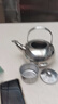 盛公满小茶壶不锈钢茶壶餐厅饭店茶水壶黄酒壶烧水壶带过滤网玲珑壶 【银色】 加厚型18cm 1.8L 实拍图