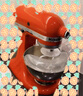 KitchenAid（凯膳怡）【国家补贴】厨师机家用进口5QT双碗和面揉面一体机多功能搅拌机 珊瑚橙 5KSM165PSCPH 晒单实拍图