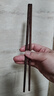 双枪（Suncha）新款鸡翅木筷子 抗菌防霉家用套装 无漆无蜡礼品筷子洗碗机耐高温 【热销款】Logo版10双装（礼盒） 实拍图